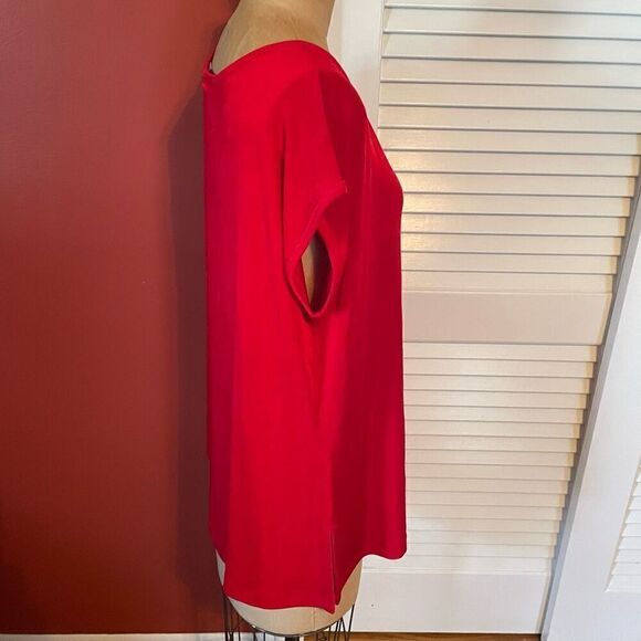 CHICO’S TRAVELERS | red sleeveless top size 3 or L - Picture 4 of 6